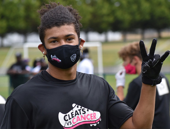 Four-star WR Junior Alexander at Cleats Vs. Cancer Mini-Camp