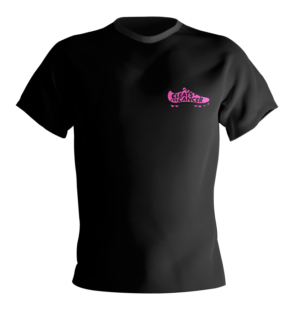 Black Dry Fit T-Shirt – Cleats vs. Cancer
